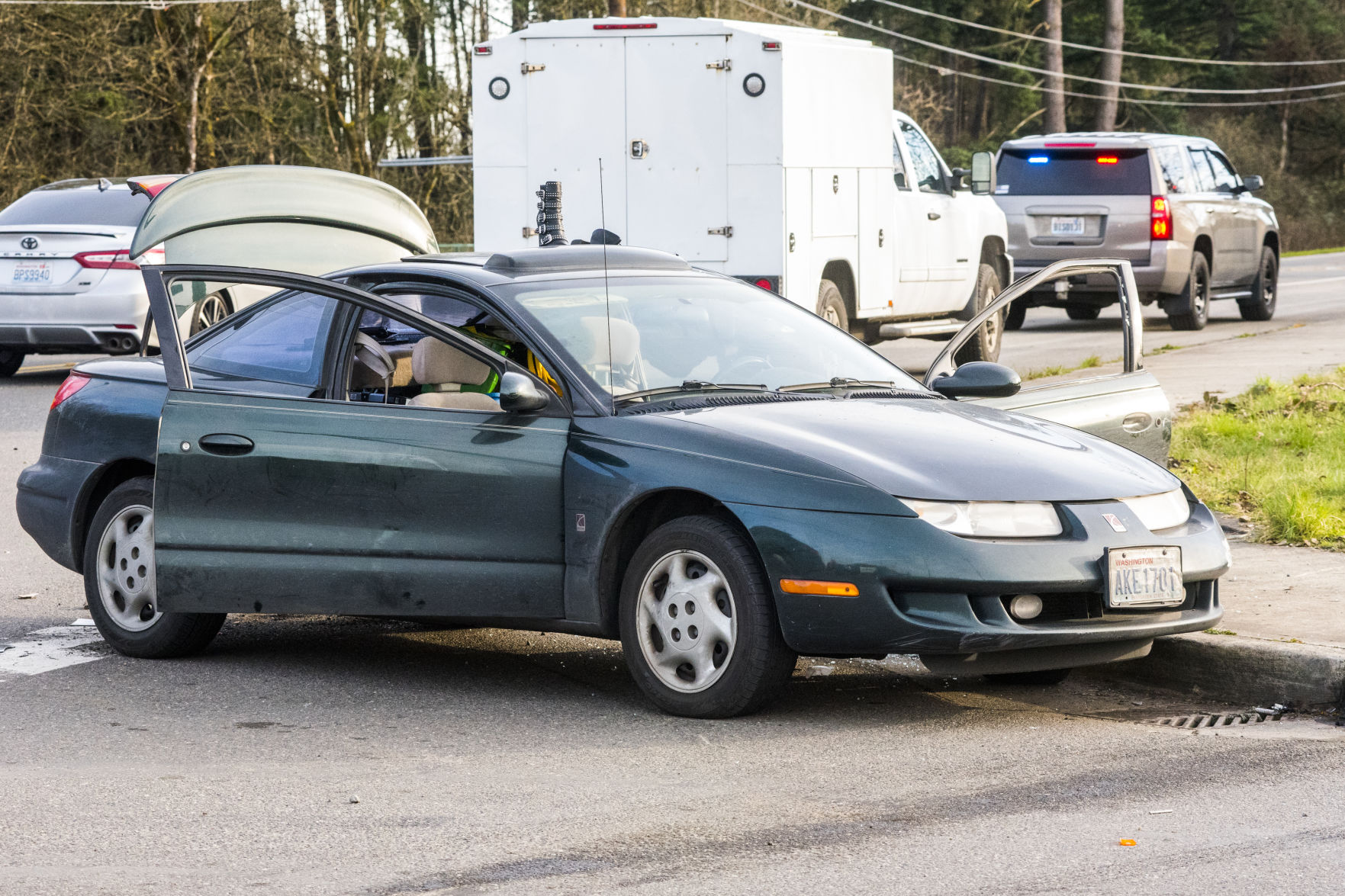 Crash Leaves Two Injured One Dead After Self Inflicted Gunshot Wound